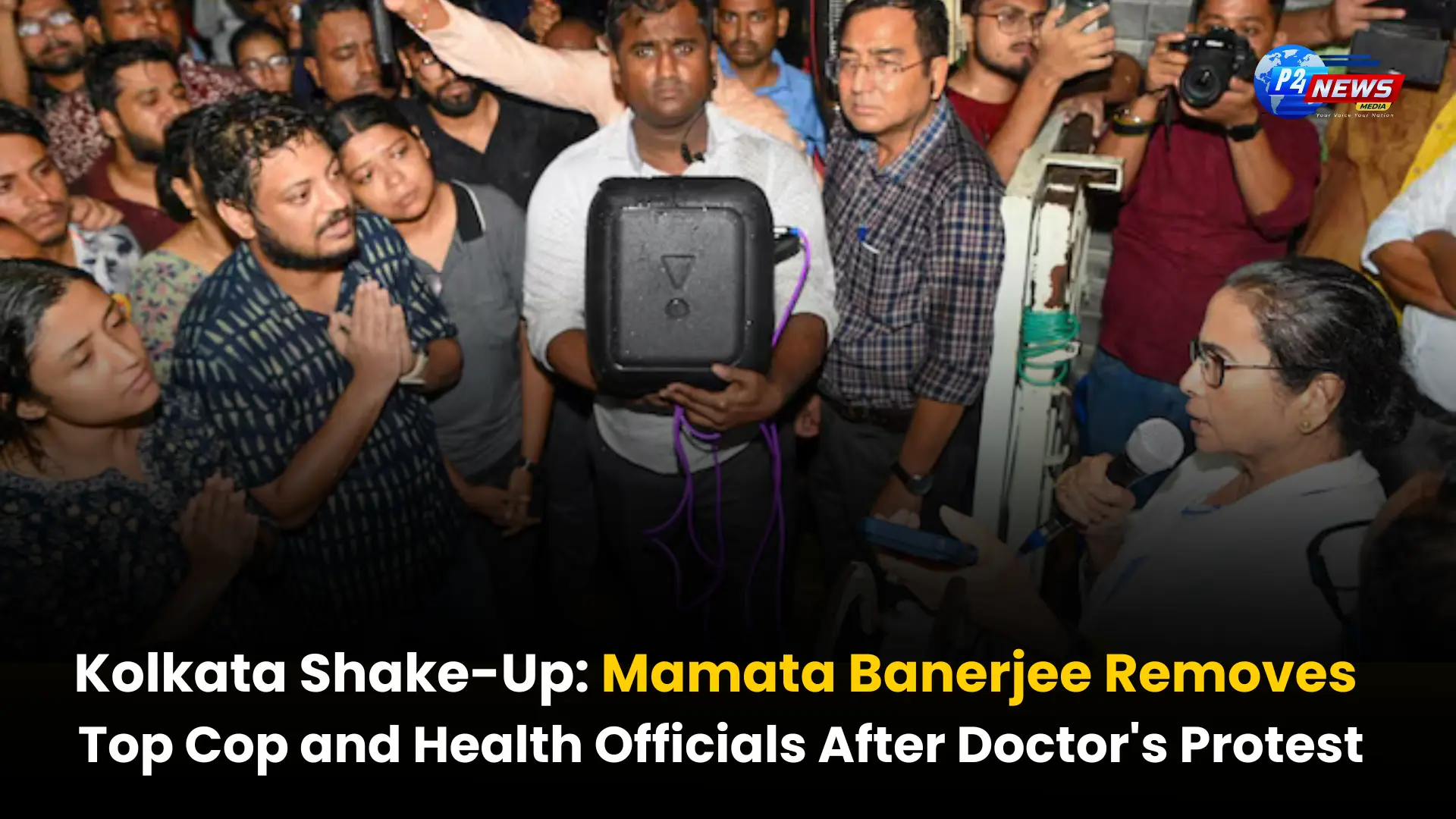 Kolkata Shaken: Top Cop and Health Officials Removed After Fiery Mamata Banerjee-Doctors Showdown